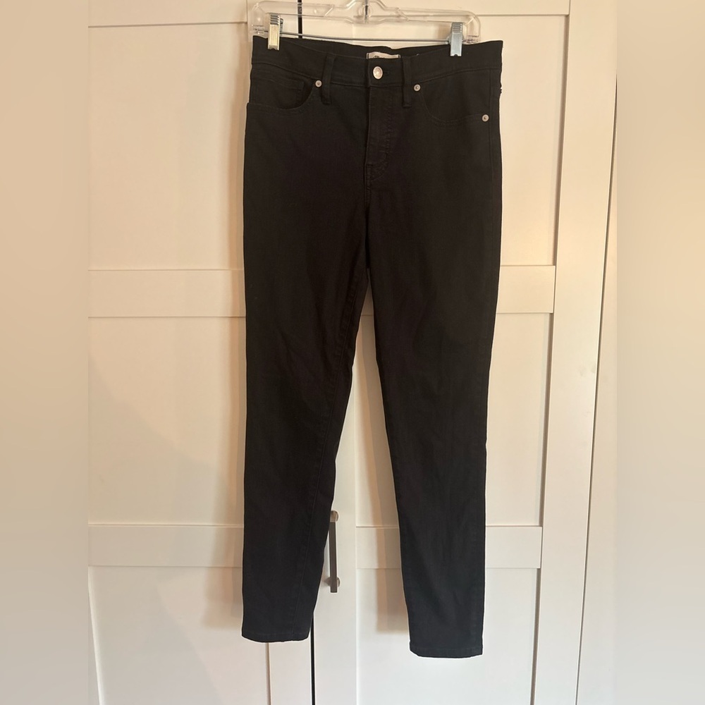 Madewell Black 9" Skinny Jeans Size 29 Tall
